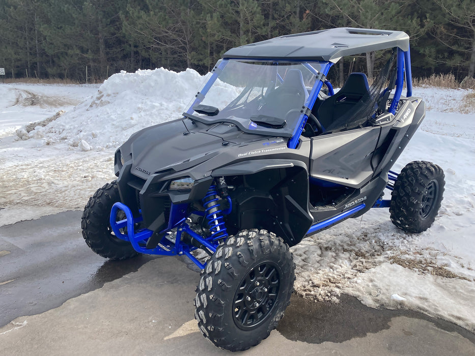 Kolpin UTV Windshield - Full-Fixed Vented - Honda Talon