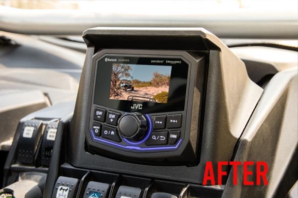 SSV Works 2017+ CanAm X3 JVC MR3 Media Receiver Plug-&-Play Kit