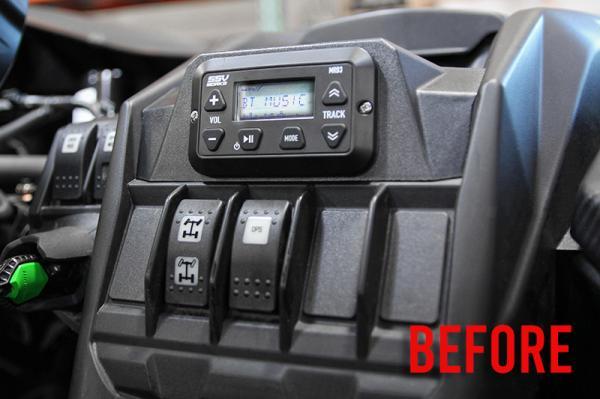 SSV Works 2017+ CanAm X3 JVC MR3 Media Receiver Plug-&-Play Kit