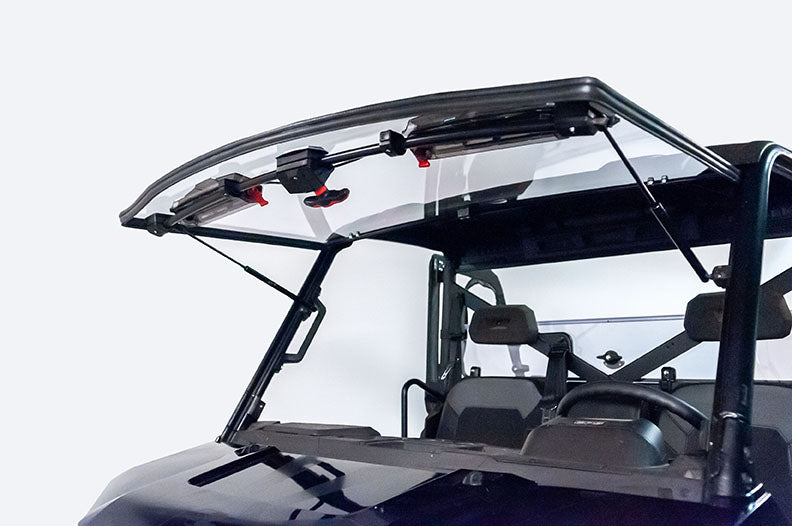 Seizmik Flip-Up Versa Vent Windshield (Scratch Resistant Polycarbonate) ? Polaris Full Size Pro-Fit Ranger