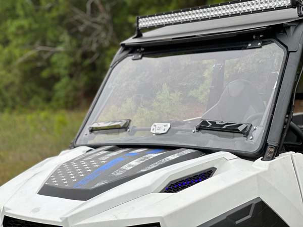 Seizmik Flip-Up Versa Vent Windshield (Scratch Resistant Polycarbonate) Polaris General