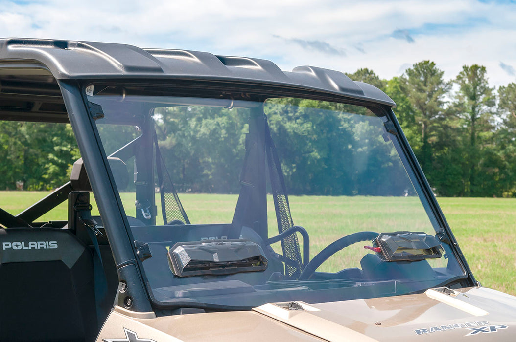 Seizmik Toolless Versa-Vent Windshield (UV Resistant Polycarbonate) ? Polaris Midsize Size Pro-Fit Ranger