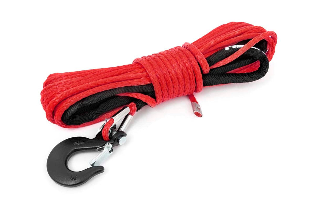 Rough Country Synthetic Rope 1/4 Inch 50 Ft Red