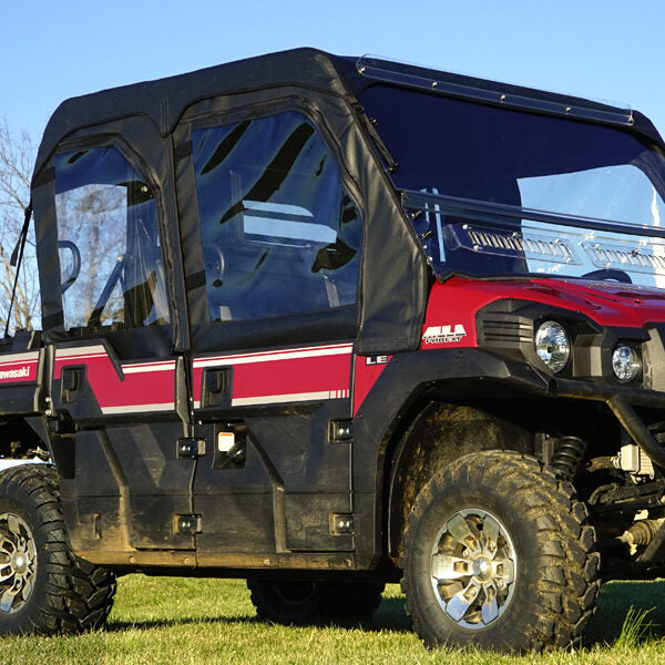 Seizmik Soft Upper Doors with Zipper Kawasaki Mule Pro FXT