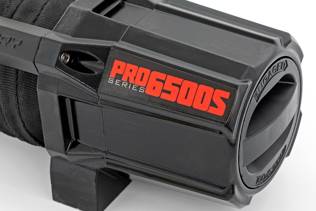 Rough Country 6500-LB Winch W/ Remote UTV Synthetic Rope