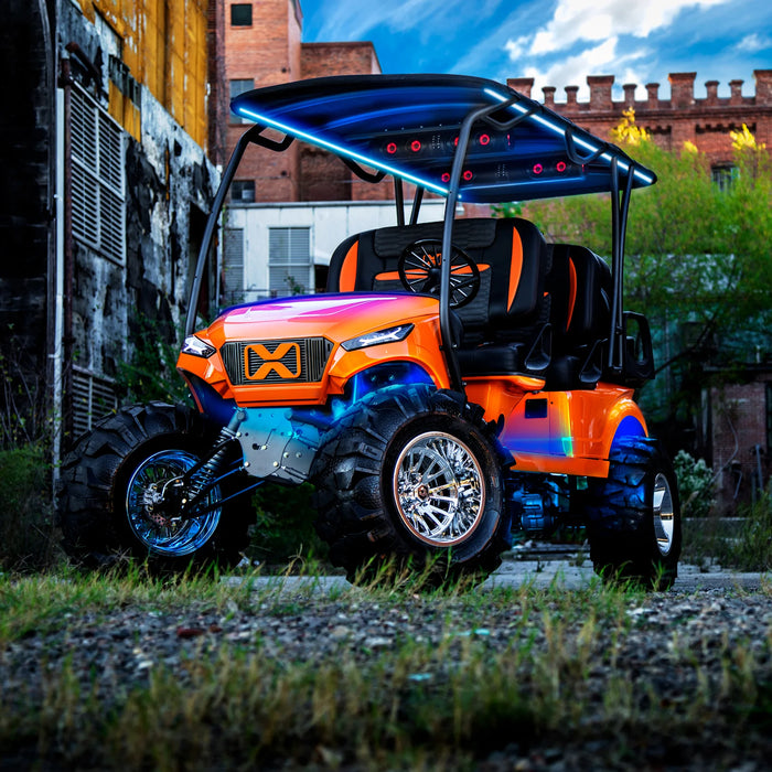 EcoXGear Extreme Strips - 6 Seat Cart + LED Controller