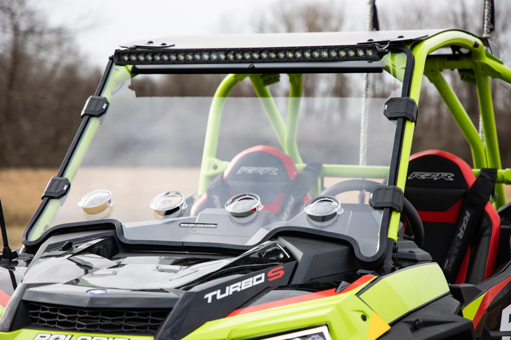 Rough Country Vented Full Windshield Scratch Resistant for 2021-2022 Polaris RZR Turbo S