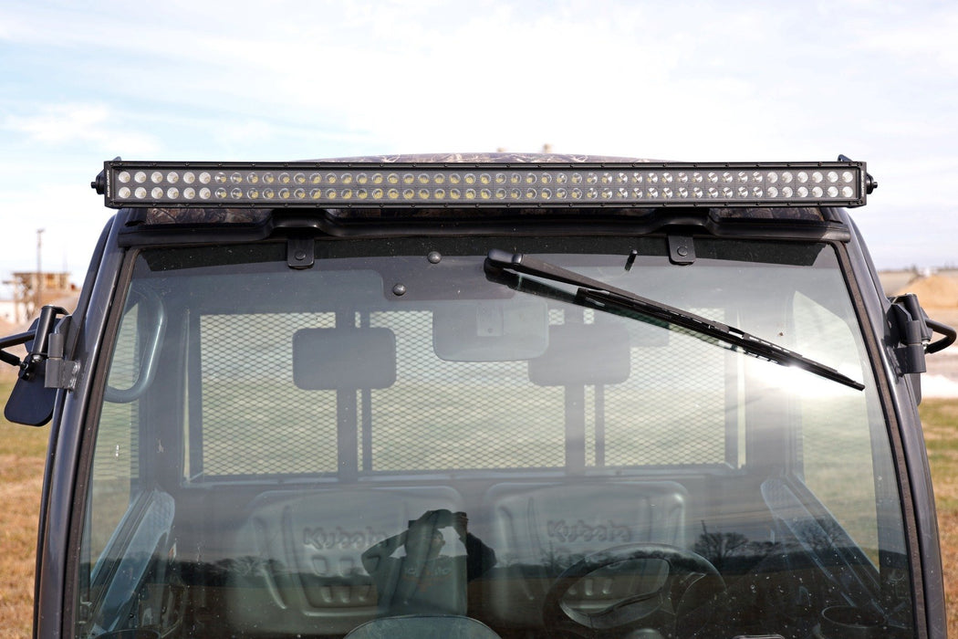 Rough Country 50" Single Row LED Light Kit Black Series Front-Facing Kubota RTV-X900/RTV-X1100