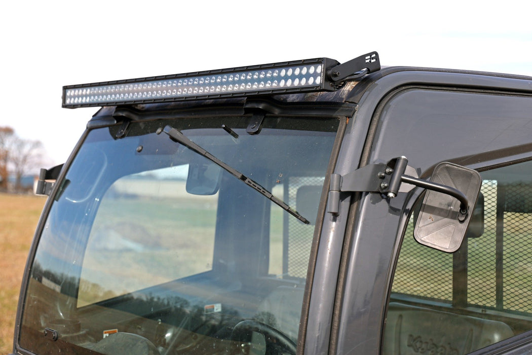 Rough Country 50" Single Row LED Light Kit Black Series Front-Facing Kubota RTV-X900/RTV-X1100