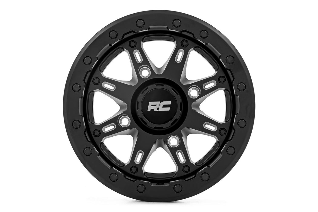 Rough Country Rough Country 94 Series Wheel UTV Matte Black 14x7 4x137 +10mm