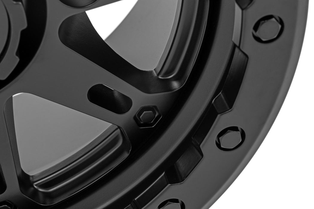 Rough Country Rough Country 94 Series Wheel UTV Matte Black 14x7 4x137 +10mm