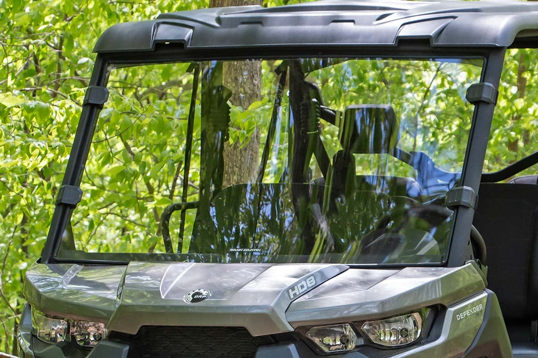 Rough Country Full Windshield Scratch Resistant for 2016-2023 Can-Am Defender HD 8/HD 9/HD 10