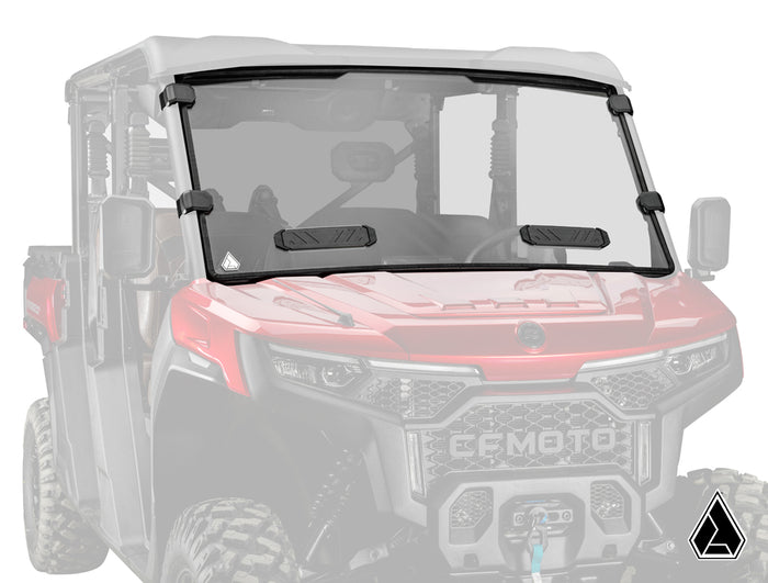 Assault Industries Vented Full Windshield (Fits: CFMOTO UForce U10 Pro)