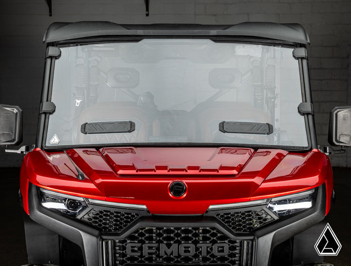 Assault Industries Vented Full Windshield (Fits: CFMOTO UForce U10 Pro)