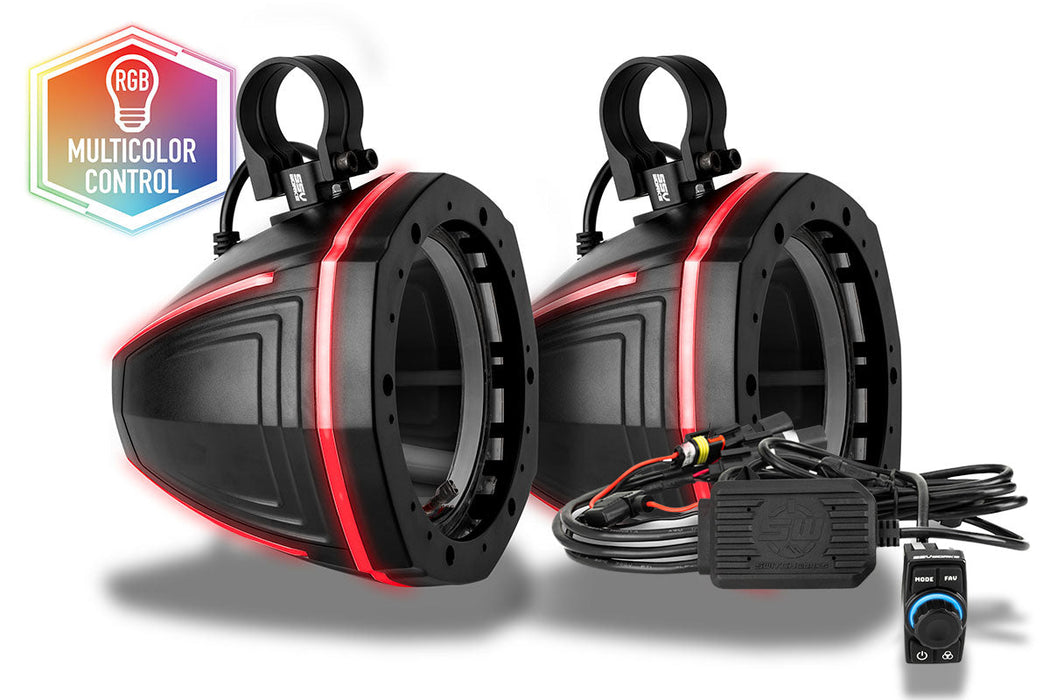 SSV Works Universal 6.5in Cage-Mounted RGB Speaker-Pods
