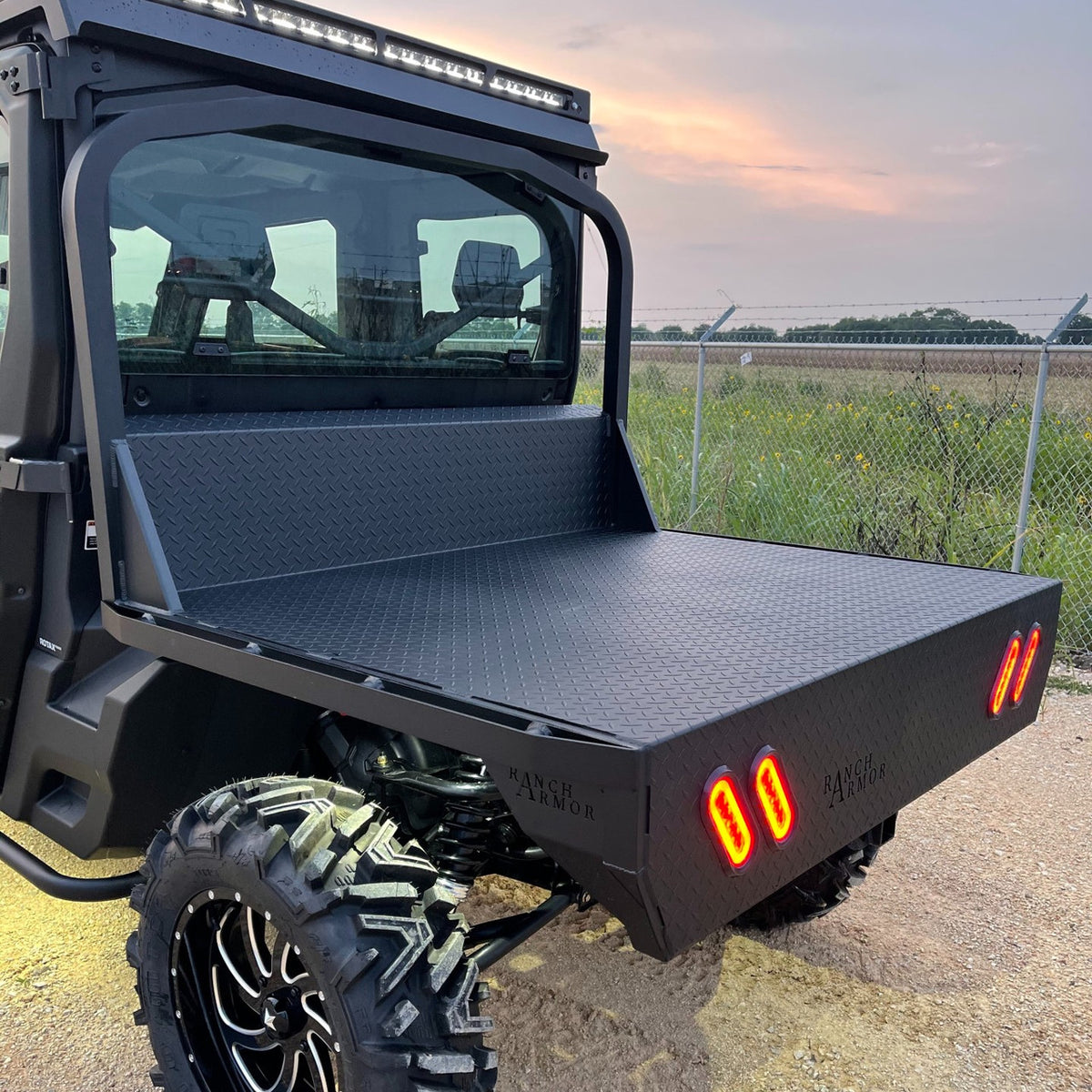 Ranch Armor Can-Am Defender 4' Aluminum Flatbed — ReconUTV