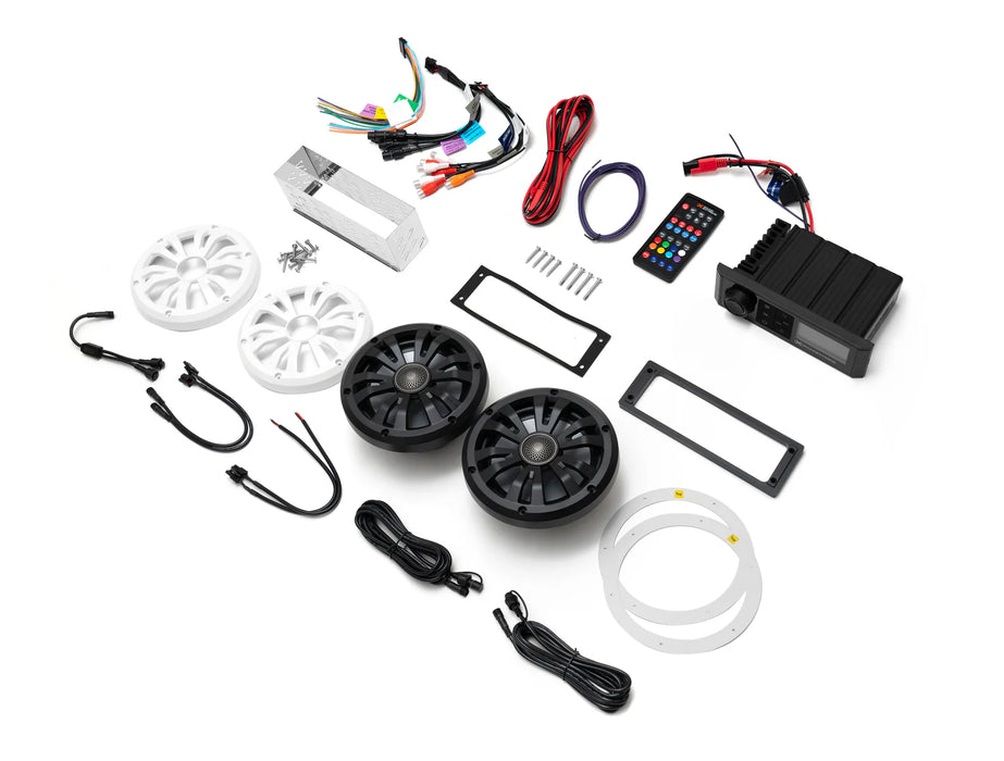 EcoXGear Marine DIN Radio 6.5" Speaker Kit