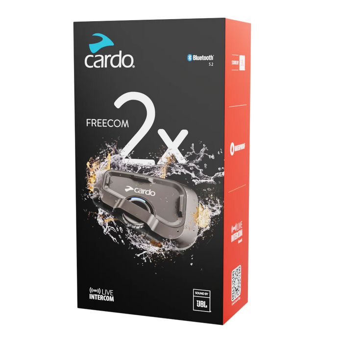 Cardo Systems Freecom 2x Bluetooth Headset Single