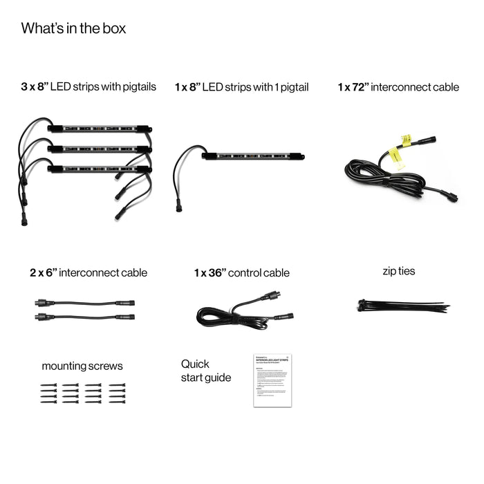EcoXGear Extreme Strips - Interior LED Light Strips