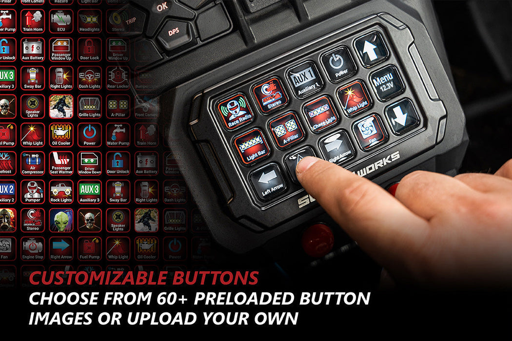 SSV Works Alpha12 Digital Smart Switcher with 12-Outputs and Rollcage Mount