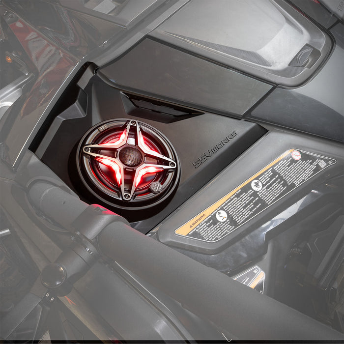 SSV Works 2024-2025 Can-Am® Maverick R Front-Dash 6.5" Speaker-Panels