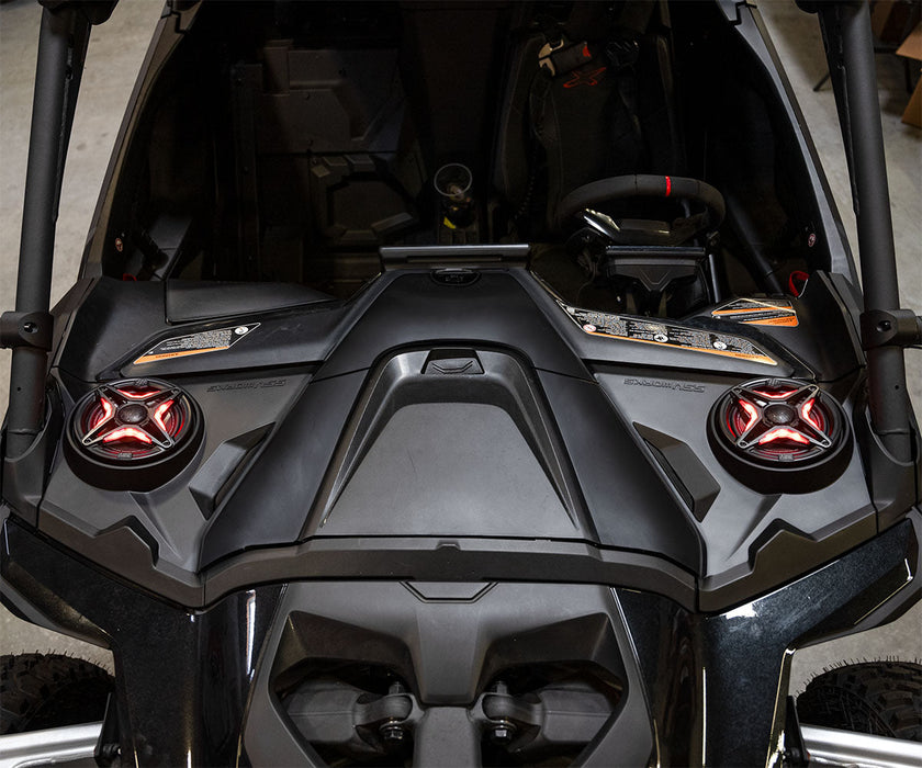 SSV Works 2024-2025 Can-Am® Maverick R Front-Dash 6.5" Speaker-Panels