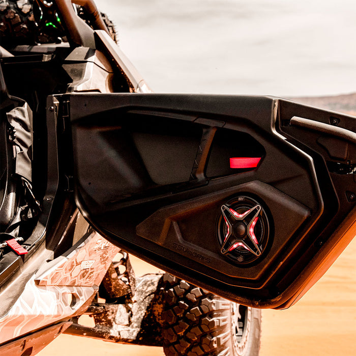 SSV Works 2024-2025 Can-Am® Maverick R 6.5" Lower Door-Pocket Speaker-Pods