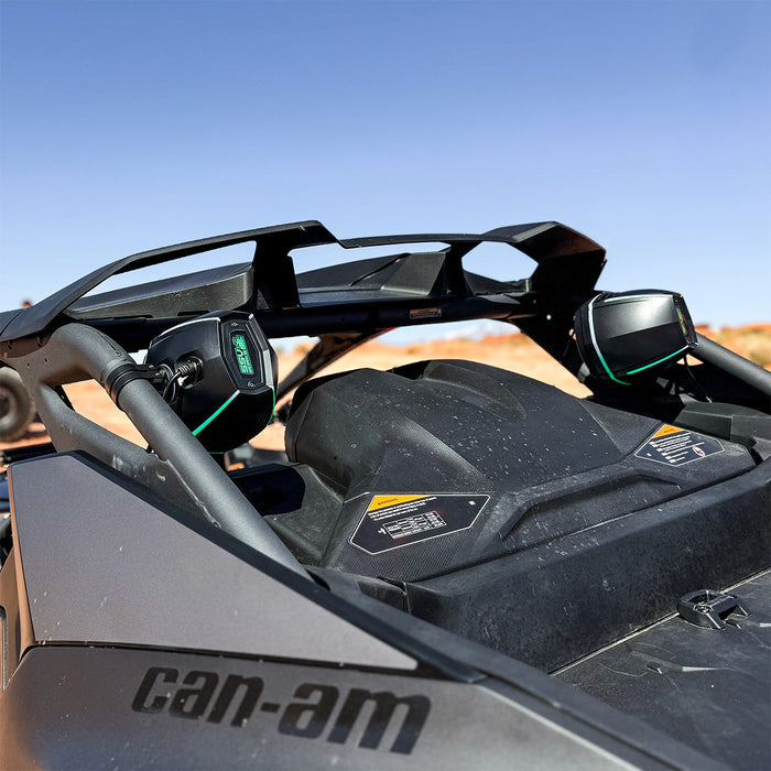 SSV Works 2024-2025 Can-Am® Maverick R, Phase-6 K-Spec 1650watt 6-Speaker Stereo System with Kicker Horns