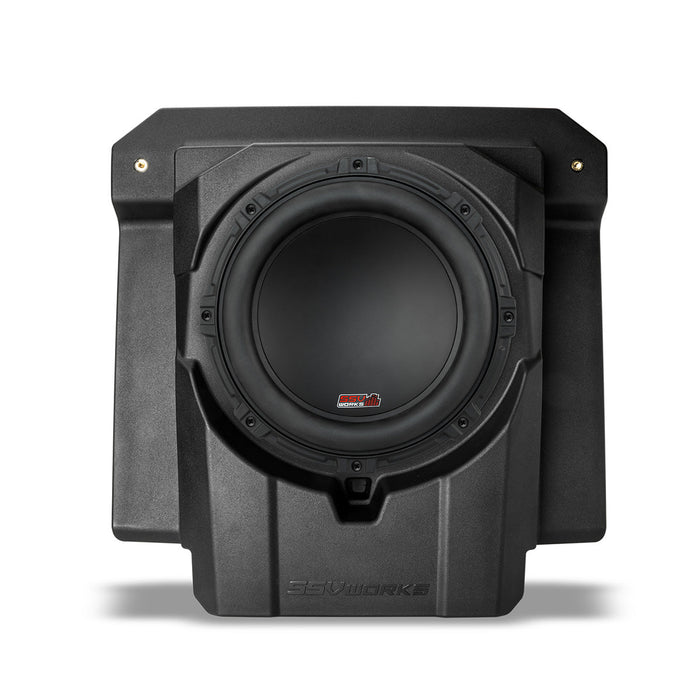 SSV Works 2024-2025 CanAm® Maverick R Under-Seat 850watt 10" Subwoofer Add-On for Factory JL® System
