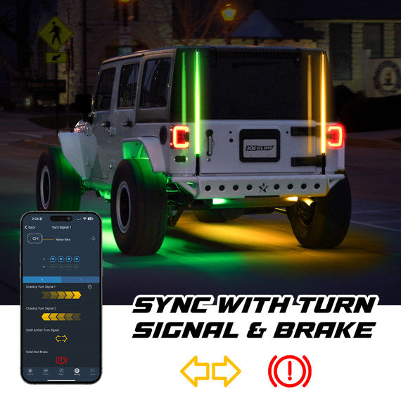 XK Glow 2 Pc 32" Whip With Xkchrome Controller