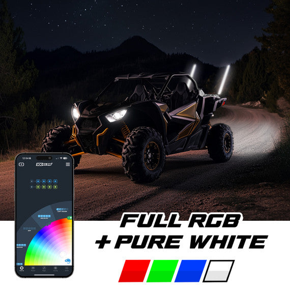 XK Glow 2 Pc 32" Whip With Xkchrome Controller