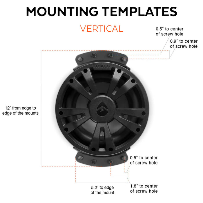 EcoXGear SoundExtreme ES08 subwoofer Dual 8"