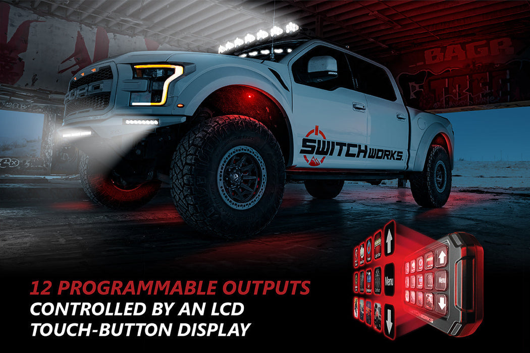 SSV Works Alpha12 Digital Smart Switcher with 12-Outputs and Rollcage Mount