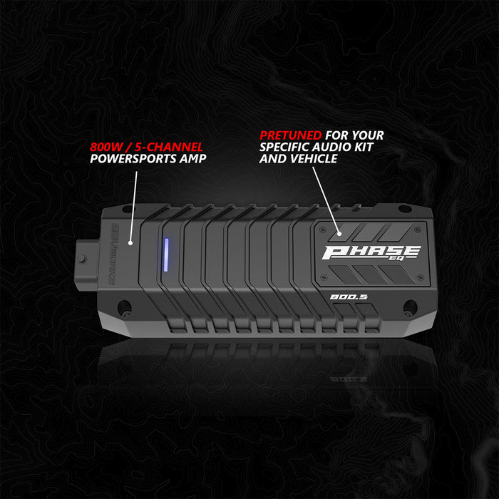 SSV Works 2024-2025 Can-Am® Maverick R, Phase-4 A-Spec 800watt 5-Speaker System