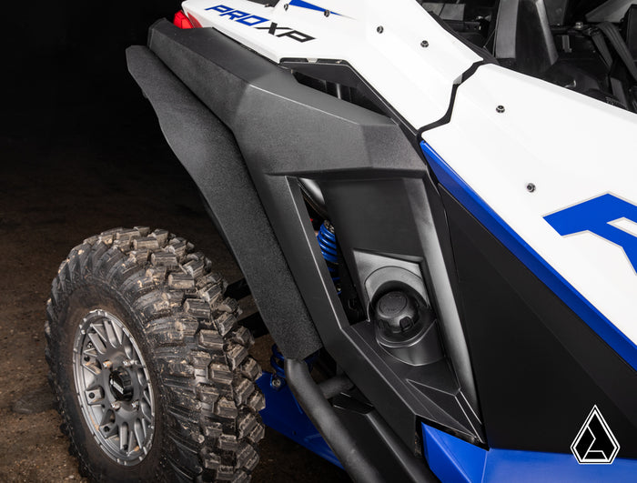 Assault Industries Low-Profile Fender Flares (Fits Polaris RZR PRO XP, Turbo R, Pro R)