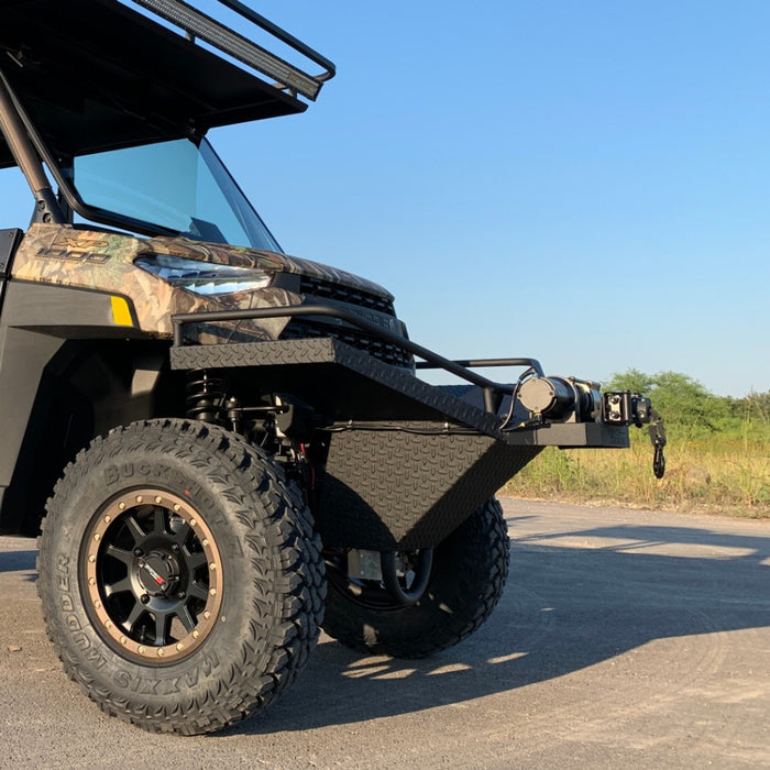 Fence Rack Ranch Kit Ranger Ranch Armor Polaris Ranger Feeder Bumper Front Rack — ReconUTV