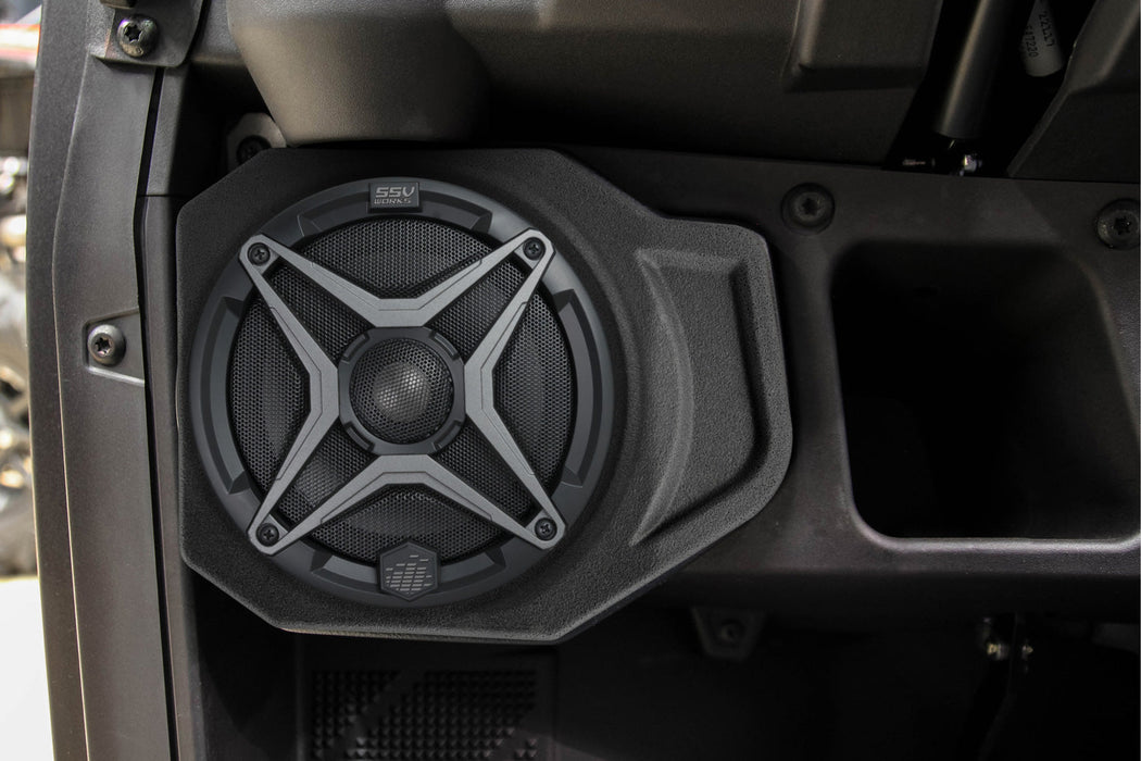 SSV Works 2018-2024 Polaris Ranger XP1000 6.5" Front Speaker-Pods