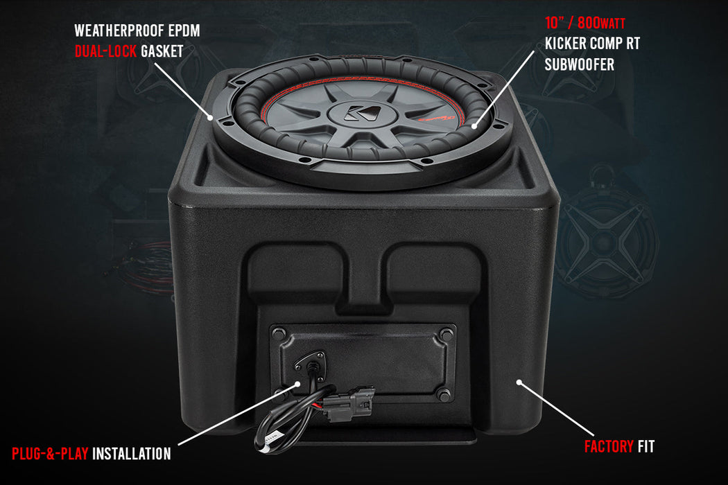 SSV Works 2018-2024 Polaris Ranger XP1000 Underseat 10" Subwoofer