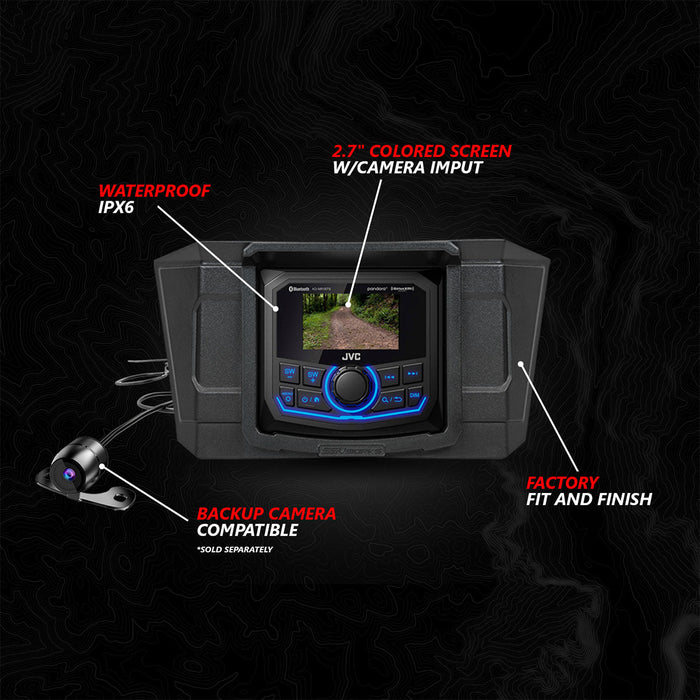 SSV Works 2020-2024 Polaris® RZR PRO Series Phase-1 A-Spec 2-Speaker 200watt System w/JVC