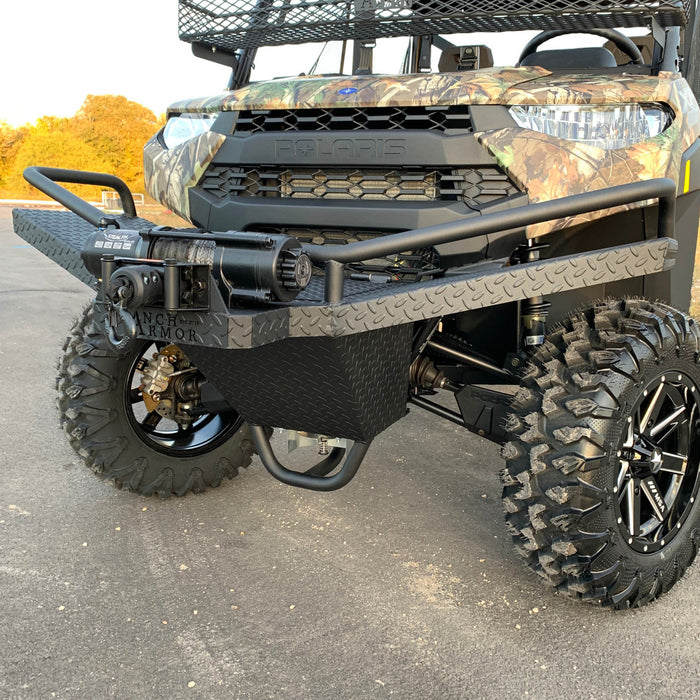 Fence Rack Ranch Kit Ranger Ranch Armor Polaris Ranger Feeder Bumper Front Rack — ReconUTV