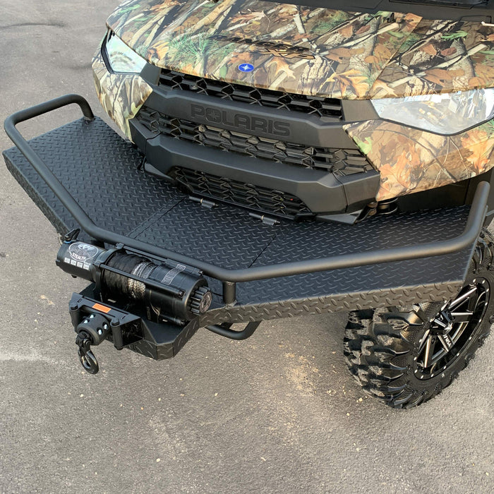 Fence Rack Ranch Kit Ranger Ranch Armor Polaris Ranger Feeder Bumper Front Rack — ReconUTV