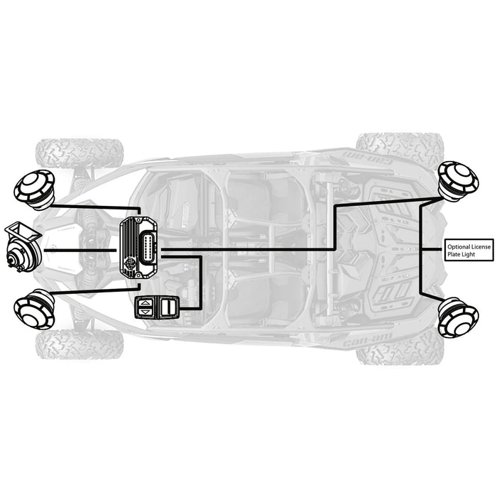SSV Works Tango2 Universal Turn-Signal Kit with All-In-One Controller