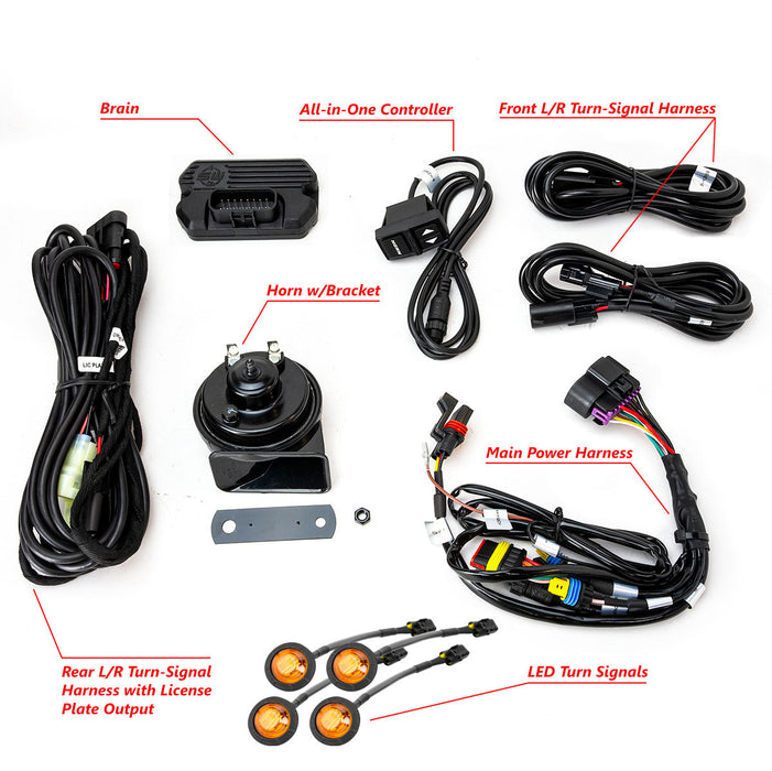 SSV Works Tango2 Universal Turn-Signal Kit with All-In-One Controller