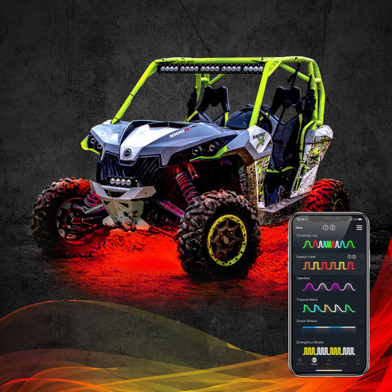 XK Glow 8pc Rgb Rock Light