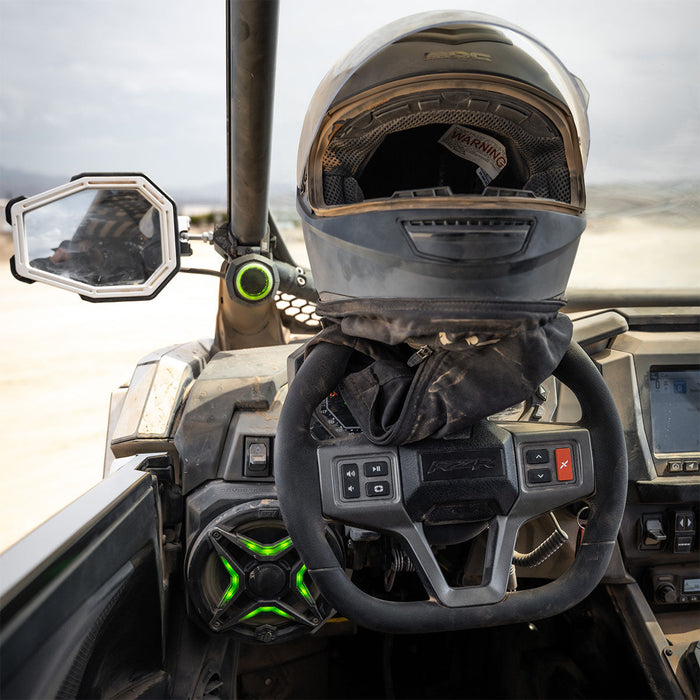 SSV Works Universal 1" Cage-Pod Tweeters w/RGB Ring for UTV Audio Systems