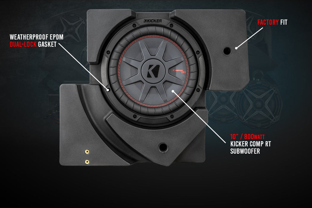 SSV Works 2017-2025 CanAm Maverick X3 Underseat Driverside 10in Subwoofer