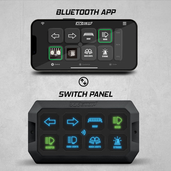 XK Glow Xkcommand Switch Panel