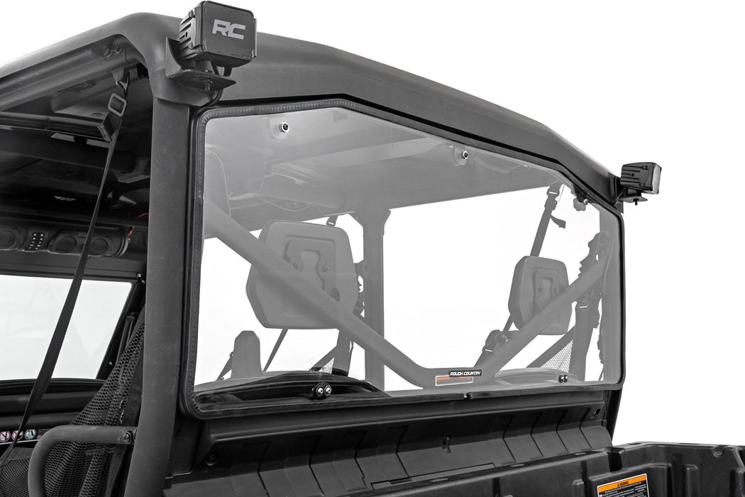 Rough Country Rear Cab Panel Scratch Resistant for 2016-2023 Can-Am Defender HD 8/HD 9/HD 10