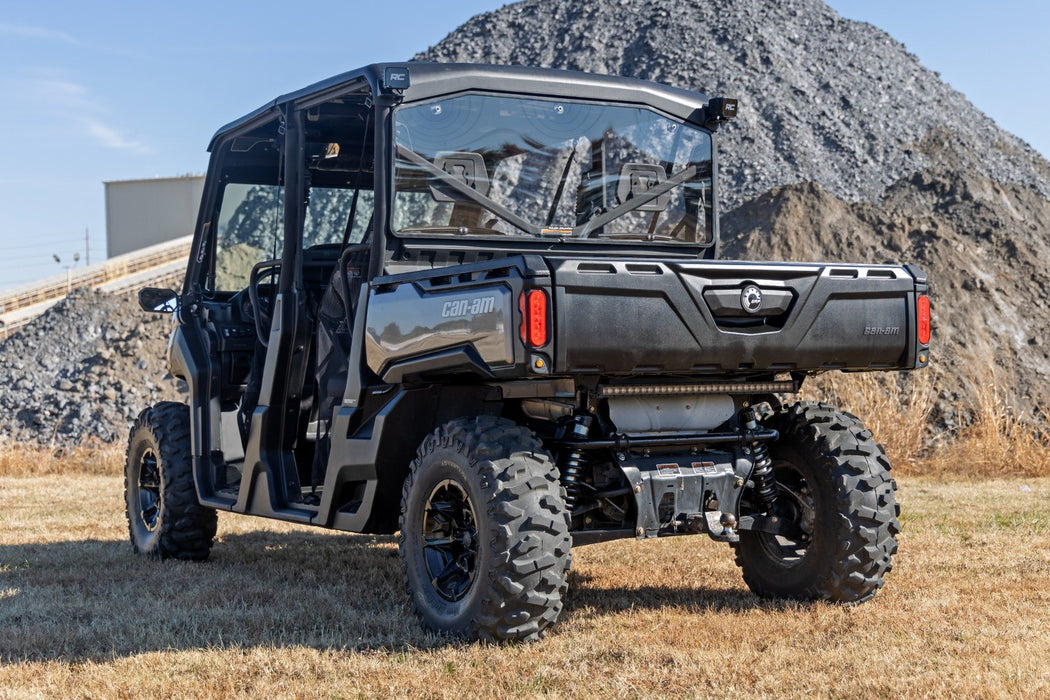 Rough Country Rear Cab Panel Scratch Resistant for 2016-2023 Can-Am Defender HD 8/HD 9/HD 10