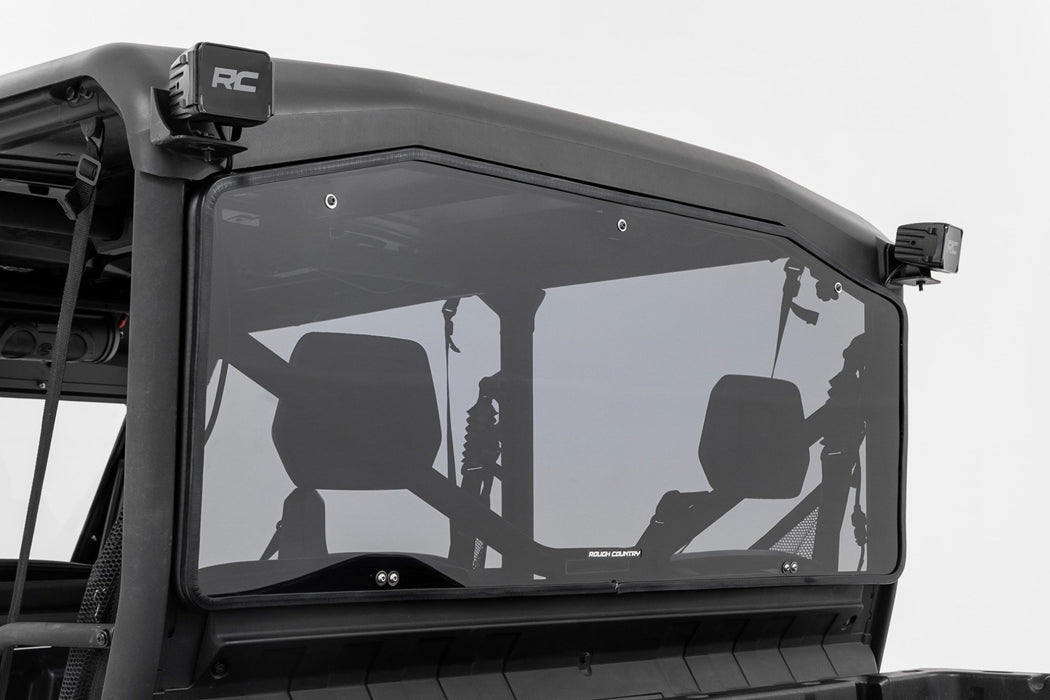 Rough Country Tinted Rear Cab Panel Scratch Resistant for 2016-2023 Can-Am Defender HD 8/HD 9/HD 10